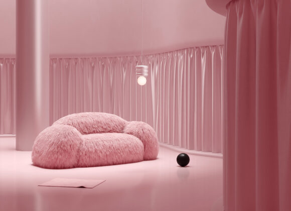 Missana Lab: de arte digital a mobiliario físico. yeti sofa