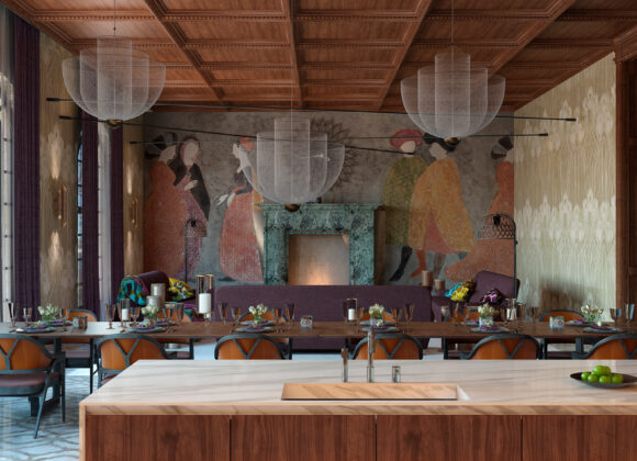 Un toque de color en una realidad llena de sombras: así es el diseño de Kateryna Sudilovska, fundadora de Modificat. Diseño Kateryna Sudivoska de Modificat